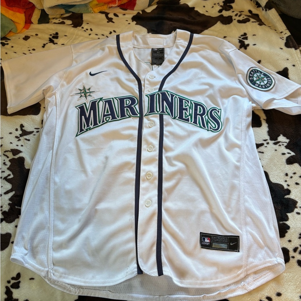 Nike Mariners White Jersey